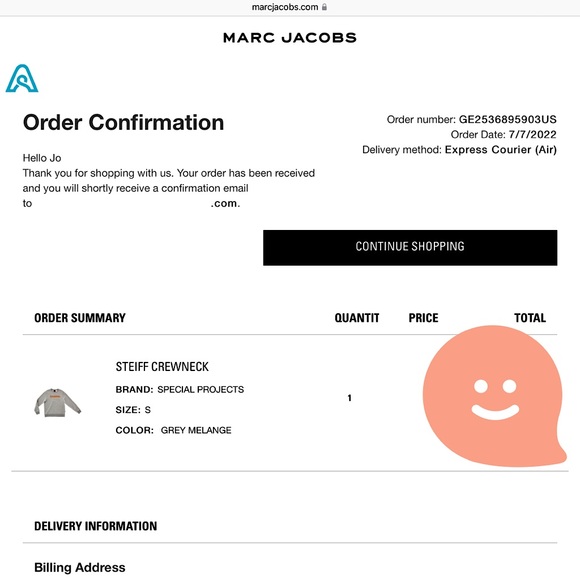 heaven by MARC JACOBS x STEIFF Crewneck Sweatshirt, S - Picture 12 of 12